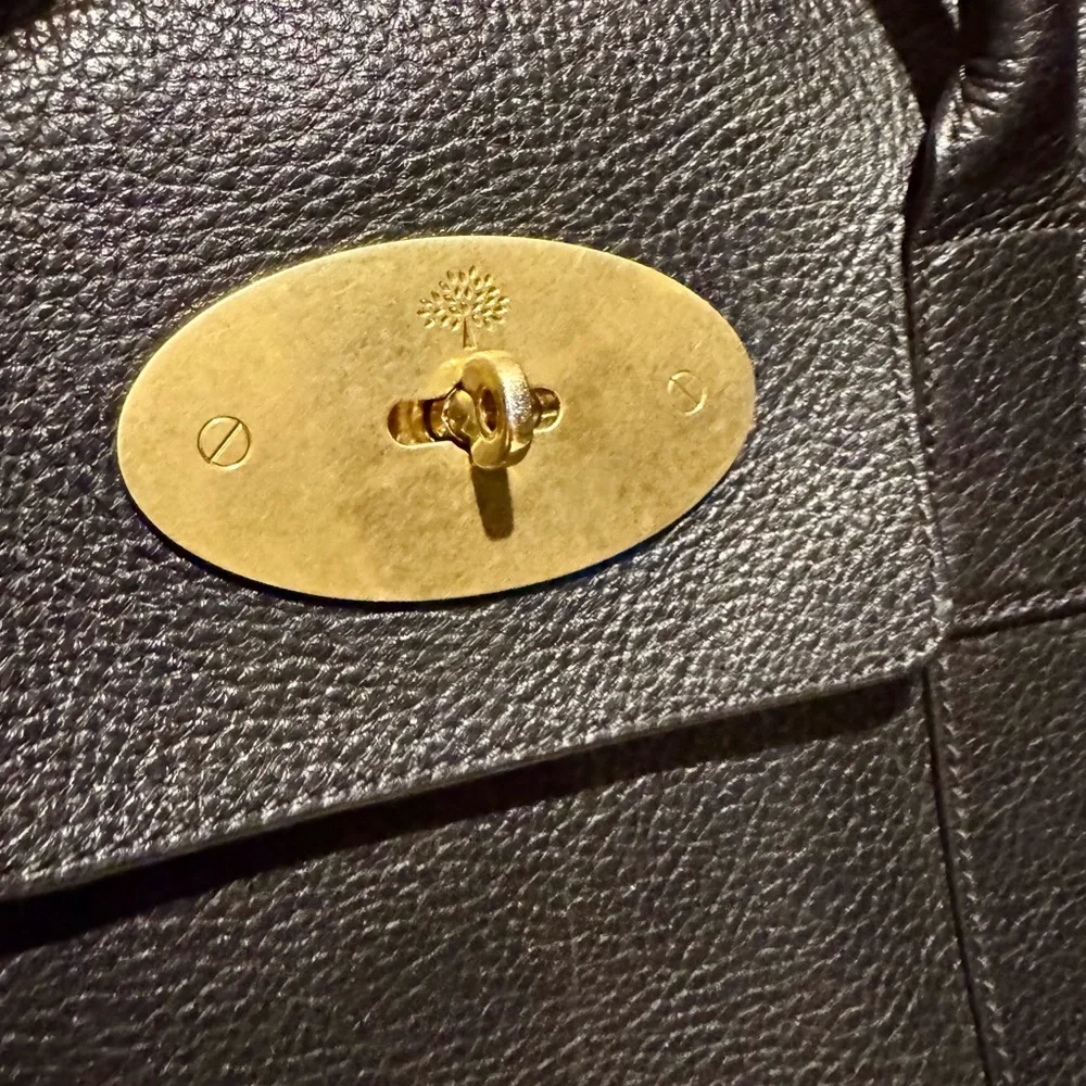 Mulberry Bayswater Black Leather Satchel great condition - Picture 6 of 16